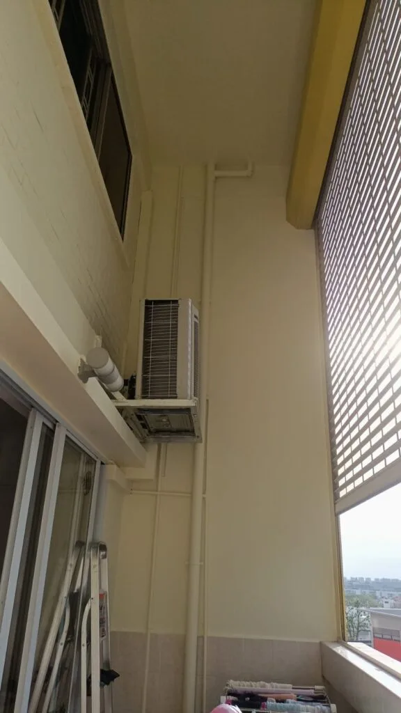 Balcony after repainting